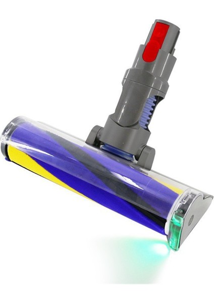 Toz Dyson V15 V15 V11 V10 V8 V7 Ahşap Zemin Baş Kafası Yumuşak Silindir Fırçası Optik Yeşil Işık (Yurt Dışından) fiyatları