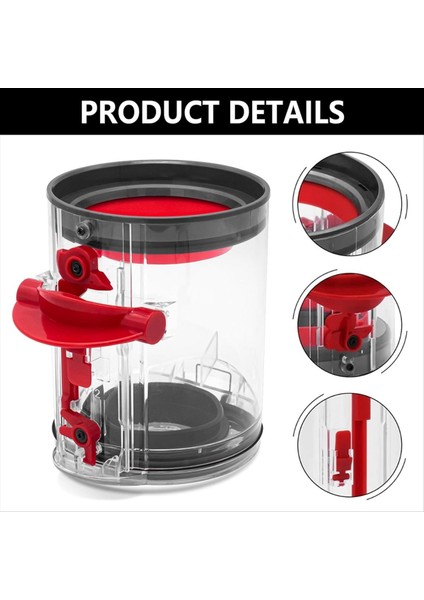 Dyson V12 Ince Vakum Süpürge Teneke Kutu Yedek Toz Toplayıcı Robot Elektrikli Süpürge Toz Kovası (Yurt Dışından) indirimleri