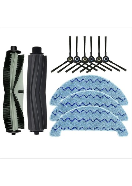 Zaco A10 Için Robot Vakum Yedek Parçalar Aksesuarlar Ana Fırça Yan Fırça Mop Kumaşları Rag (Yurt Dışından)