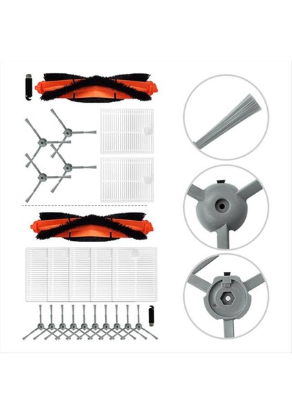 Lubuelu L20 Için 19 Adet / Honiture V8 Pro / Conga 7490 Ultimate X-Treme Genesis Süpüren Robot Temizlik Parçaları Değiştirme (Yurt Dışından) indirimleri