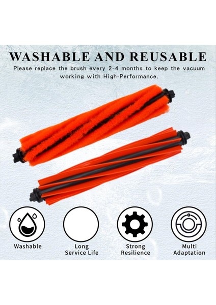 18PCS Roborock S8/ S8+/ S8 Plus/ S8 Pro Ultra Robot Vakum Ikili Ana Fırça Yan Fırlat (Yurt Dışından) fiyatları