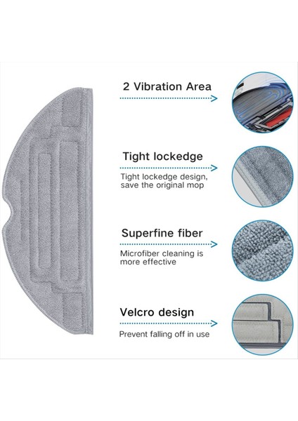 18PCS Roborock S8/ S8+/ S8 Plus/ S8 Pro Ultra Robot Vakum Ikili Ana Fırça Yan Fırlat (Yurt Dışından) fırsatları