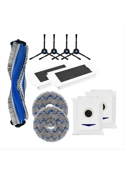 Ana Yan Fırça Hepa Filtre Mop Bezi Ecovacs Debot T30 Pro Omni Vakum Süpürge Yedek Yedek Parçalar (Yurt Dışından)