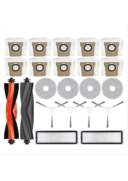 Xiaomi Mijia Omni Için 2 C102CN B101CN B116CN X10+ Ana Yan Fırça Hepa Filtre Mop Toz Çantaları Yedek Parçalar Aksesuarları (Yurt Dışından)