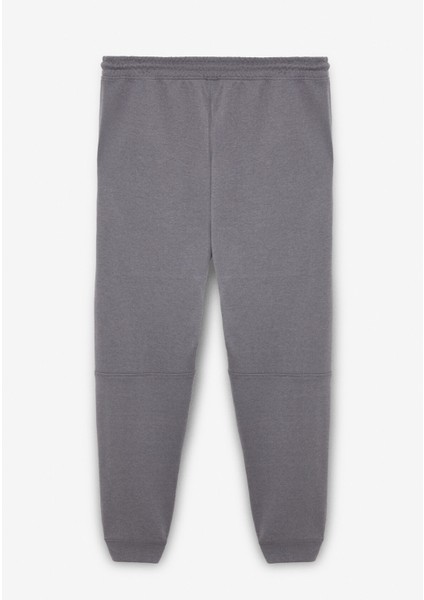 BORLAND Erkek Beli Lastikli Kordonlu Yanları Cepli Relaxed Fit Gri Eşofman Altı modelleri