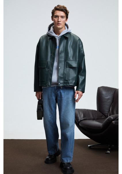 LELAND Erkek Kapüşonlu Kanguru Cepli Önü Baskılı Regular Fit Grimelanj Sweatshirt fırsatları