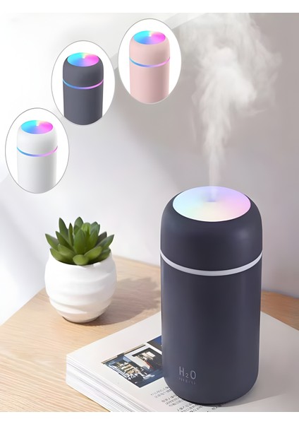 Humidifier 300 ml Ulrasonik Hava Nemlendirici Buhar Makinesi ve Aroma Difüzörü fırsatları