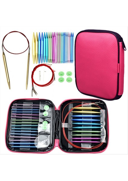 Dairesel Iğne Seti Alüminyum Oksit Çıkarılabilir ve Değiştirilebilir Dairesel Iğne Diy Örgü Aleti Kazak Iğne Seti (Yurt Dışından) fırsatları