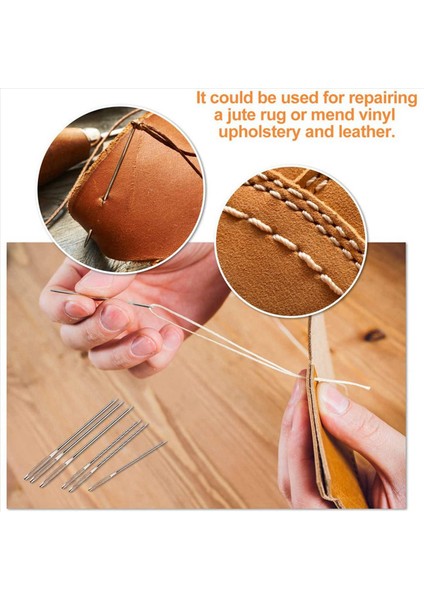 Şeffaf Tüpte 2x Darning Iğnesi Büyük Göz Dikiş Iğnesi Yün Tığ Işi ve Iplik Örgü Için Iğne Iğnesi (Yurt Dışından) fiyatları