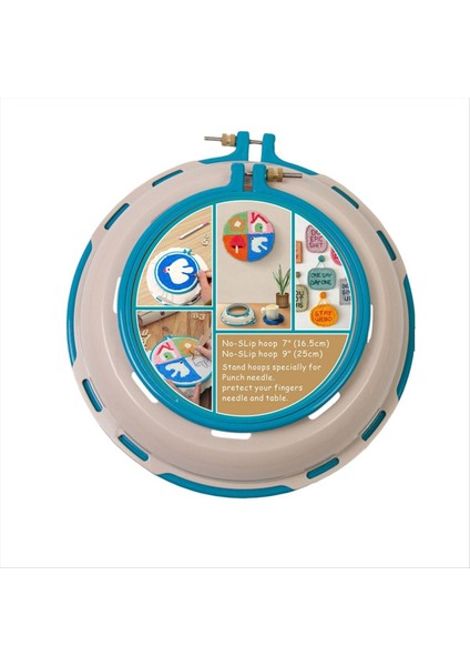 Yuvarlak Nakış Tenceresi Çift Katman Abs Plastik Nakış Çerçevesi Dıy Aksesuarları Nakış Çemberleri (Yurt Dışından) indirimleri