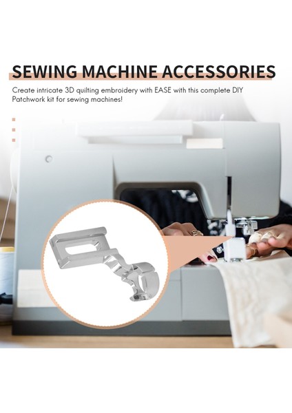 Dıy Patchwork Maker Kit ve Dikiş Cetveli Shank Cetvel Foott Free Motion Tüm Shank Dikiş Makineleri Için (Yurt Dışından) modelleri