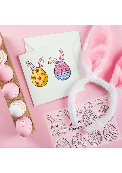 Kart Yapımı Için Paskalya Hediyeleri Dıy Scrapbooking Arts Crafts Kart Silikon Dekorasyonu Hediyeler Için (5783) (Yurt Dışından) modelleri