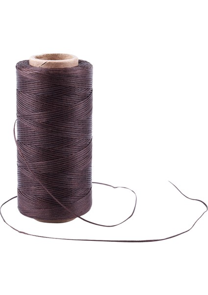 260M 150D 1mm Deri Dikiş Mumlu Balmumu Iplik El Iğnesi Kablo Zanaat Diy Yeni Renk Koyu Kahverengi (Yurt Dışından) modelleri