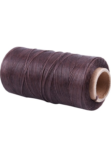260M 150D 1mm Deri Dikiş Mumlu Balmumu Iplik El Iğnesi Kablo Zanaat Diy Yeni Renk Koyu Kahverengi (Yurt Dışından) fırsatları