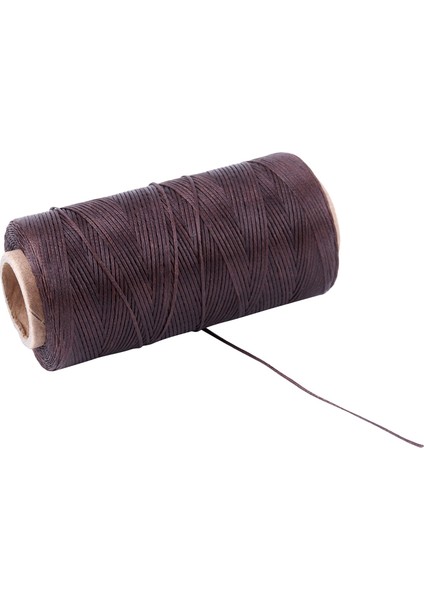 260M 150D 1mm Deri Dikiş Mumlu Balmumu Iplik El Iğnesi Kablo Zanaat Diy Yeni Renk Koyu Kahverengi (Yurt Dışından) indirimleri