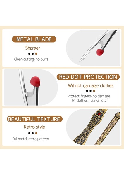 Vintage Dikiş Rippers Diş Ripper Dikiş Iğnesi Için Metal Dikiş Rippers Iş El Dikiş Örgü Araç (Yurt Dışından) modelleri