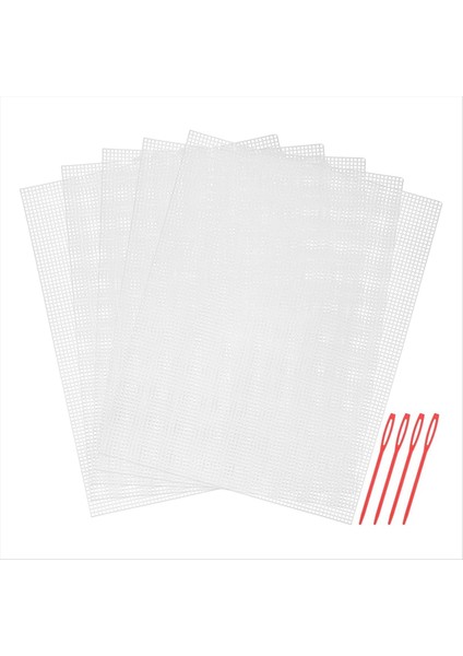 Nakış Için Plastik Örgü Plastik Tuval Akrilik Iplik Için Beyaz Örgü El Yapımı Örgü Tığ Işi Proje Yapımı (Yurt Dışından)