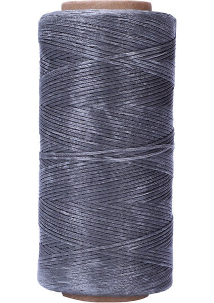 2 Pcs 260M 150D 1mm Deri Dikiş Mumlu Balmumu Iplik El Iğne Kablosu Zanaat Dıy Yeni Renk Gri ve Krem Renk (Yurt Dışından) modelleri