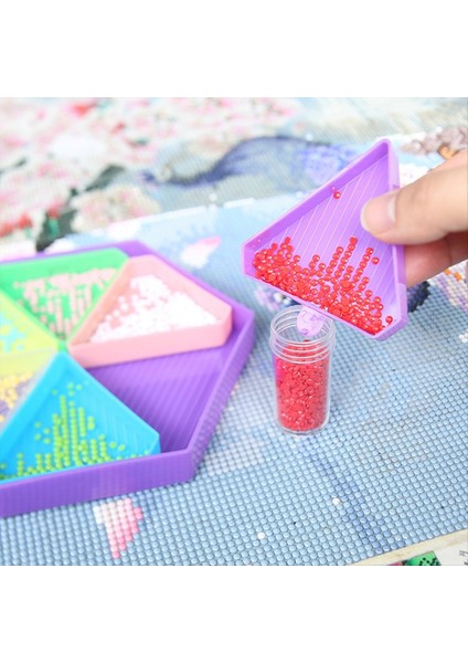 6 Izgara Paleti Elmas Boyama Tepsisi Kitleri Altıgen Büyük Kapasiteli Matkap Plakası Elmas Boyama Kalem Kalemi Çapraz Dikiş F (Yurt Dışından) fırsatları