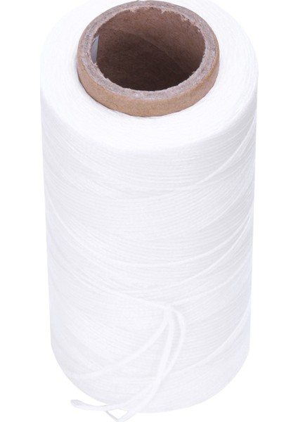 2pcs 260M 150D 1mm Deri Dikiş Mumlu Balmumu Iplik El Iğne Kablosu Zanaat Yeni Renk Beyaz ve Koyu Kahverengi (Yurt Dışından) fırsatları