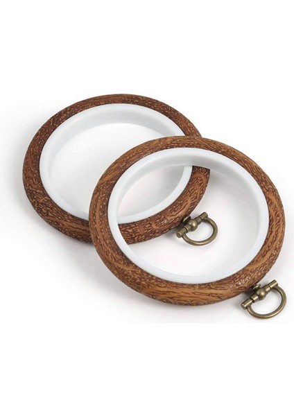 15 Adet Nakış Çemberleri Taklit Edilen Ahşap Nakış Dairesi Yuvarlak Ekran Çerçeve Çemberi Sanat Zanaat Dikiş ve Asılı (Yurt Dışından) fiyatları