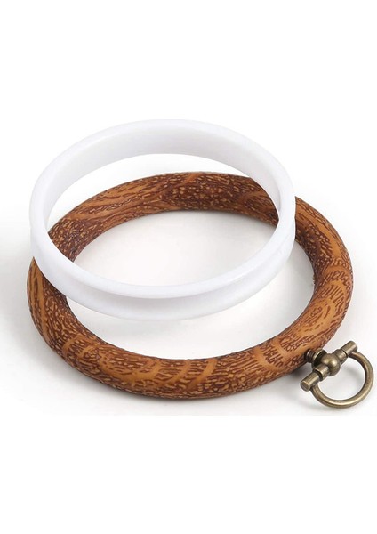 15 Adet Nakış Çemberleri Taklit Edilen Ahşap Nakış Dairesi Yuvarlak Ekran Çerçeve Çemberi Sanat Zanaat Dikiş ve Asılı (Yurt Dışından) indirimleri