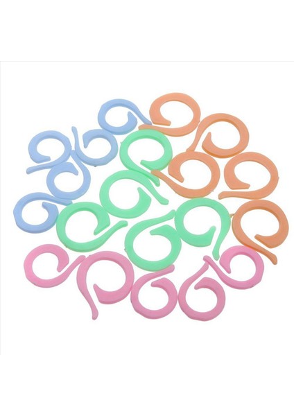 80PCS Renkli Tığ Işi Dikiş Işaretçisi Örgü Halka Maker Tutucu Seti (Yurt Dışından) fiyatları