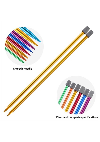 14 Adet Paslanmaz Çelik Örgü Iğneleri Yeni Başlayanlar Için El Yapımı (2-10MM) 35CM Için Sivri Iğneler Örgü Tığ Işi Malzemeleri Ayarlayın (Yurt Dışından) fırsatları