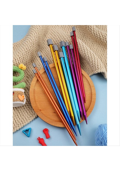 14 Adet Paslanmaz Çelik Örgü Iğneleri Yeni Başlayanlar Için El Yapımı (2-10MM) 35CM Için Sivri Iğneler Örgü Tığ Işi Malzemeleri Ayarlayın (Yurt Dışından) indirimleri