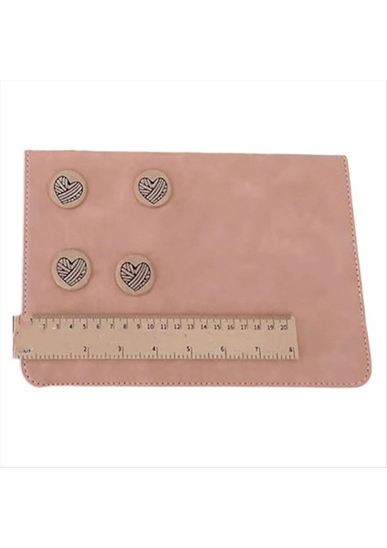 Grafik Tutucu Örgü Aracı, Örgü Aracı Aksesuarları Grafik Tutucu, Örgü Desen Tutucu, Tığ Desen Tutucu Pembe (Yurt Dışından)