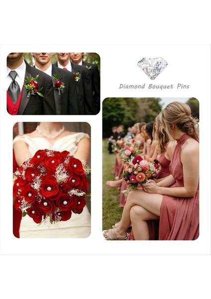 Çiçek Korsaj Buket Pimi 2 Inç Buket Rhinestone Buket Pimi Gelin Aksesuarları Için Diy Zanaat Dikiş (Yurt Dışından) indirimleri