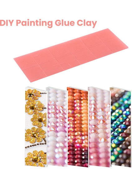 60PCS 5d Elmas Boyama Tutkal Kil Çevre Dıy Elmas Nakış Tutkal Nakış Çapraz Dikiş Boyama Seti Aracı (2X2CM) (Yurt Dışından) fırsatları