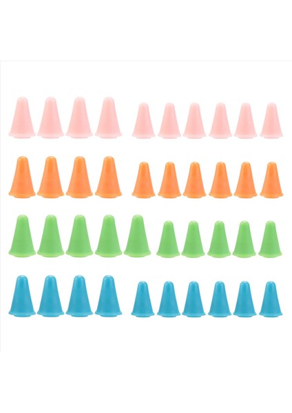 40 Adet Çok Renkli Iğne Nokta Tıpası Iğne Noktası Koruyucular Iğneler Plastik Saklama Kutusu ile Örgü Aksesuarları 2 Boyutta (Yurt Dışından) fiyatları