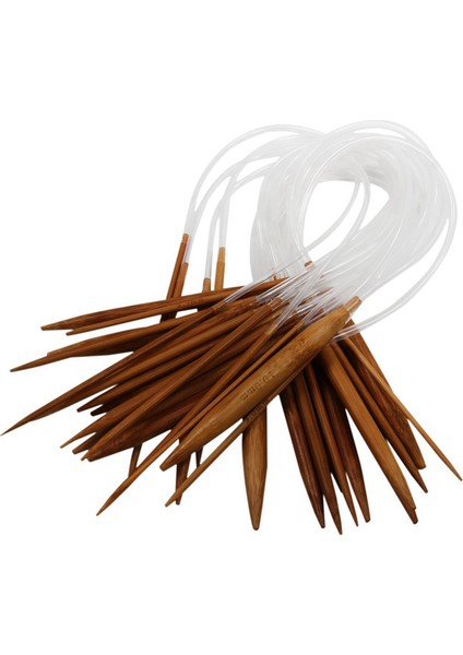 18 Çift 16 Inç (40 Cm) Dairesel Karbonize Bambu Örgü Kitleri Iğneler Seti (2 0mm - 10 0mm) ve 5 Set 11 Boyutta 5 Inç (13 Cm) Çift Sivri Karbonize Örgü (2 0mm - 5 0mm) (Yurt Dışından) modelleri