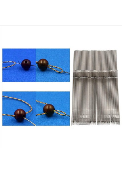 100PCS Çelik Örgü Makinesi Iğne Seti KR830 KR840 KR850 KR890 (Yurt Dışından) modelleri