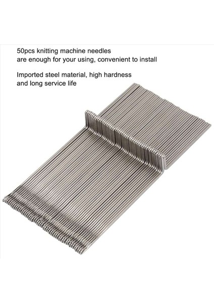 100PCS Çelik Örgü Makinesi Iğne Seti KR830 KR840 KR850 KR890 (Yurt Dışından) indirimleri