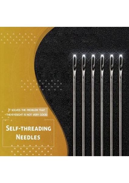 36X Kendinden Süren Iğneler El Dikiş Için Dikiş Iğneleri Yaşlı Kolay Yan Iplik Dikiş Pimleri Için B (Yurt Dışından) indirimleri