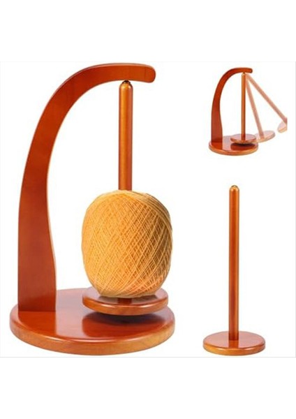 Örme ve Tığ Işi Için Iplik Tutucu Örgü Sevenler Için Tığ Işi Hediyeler Tığ Işi Için Ahşap Iplik Spinner (Yurt Dışından) fiyatları