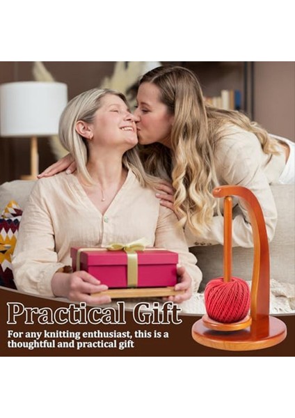 Örme ve Tığ Işi Için Iplik Tutucu Örgü Sevenler Için Tığ Işi Hediyeler Tığ Işi Için Ahşap Iplik Spinner (Yurt Dışından) fırsatları