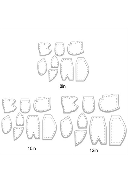 8pcs/set 10IN Akrilik Şablon Cetvel Dikiş Şablonu Için Hafıza Kapitone Cetveli Set Patchwork A (Yurt Dışından) fırsatları