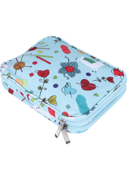 Boş Örgü Iğneleri Kılıf Seyahat Depolama Organizatör Dairesi Iğneler ve Aksesuarlar Için Saklama Çantası (Yurt Dışından)