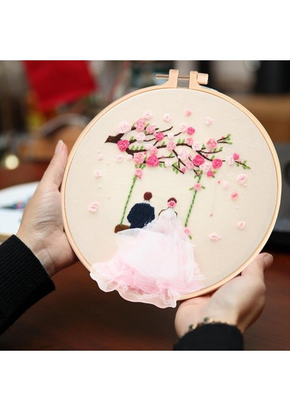 Yetişkinler Için 4 Pack Nakış Kitleri Yeni Başlayanlar Için Dıy Nakış Kitleri El Nakış Kiti Desenli (Düğün) (Yurt Dışından) modelleri