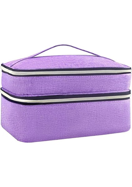 Dikiş Malzemeleri Organizatör Çantası Çift Katmanlı Dikiş Kutusu Organizatör Aksesuarları Depolama Çantası B (Yurt Dışından) modelleri