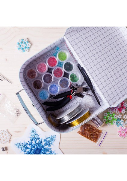 7 Pcs Takı Beading Tel 1 Pcs 1mm Açık Boncuk Kablosu Kristal Elastik Dize ve 6 Pcs 0 5mm Beading Teli (24 Gösterge) (Yurt Dışından) fiyatları