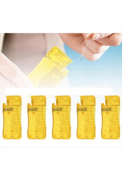 Kullanımı Kolay iğne işleri aracı kendi kendine iplik kılavuzu DIY giyim plastik dikiş aksesuarları iş parçacığı el dikişi için iş parçacığı (Yurt Dışından)