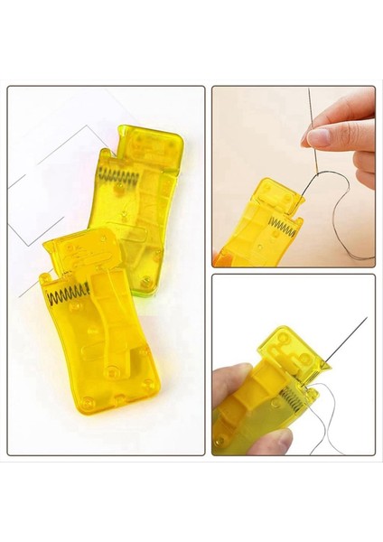 Kullanımı Kolay iğne işleri aracı kendi kendine iplik kılavuzu DIY giyim plastik dikiş aksesuarları iş parçacığı el dikişi için iş parçacığı (Yurt Dışından)