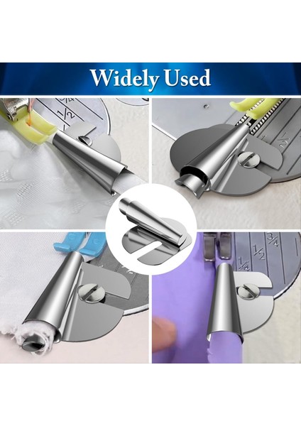 Dikiş Haddelenmiş Hemmer Ayağı 4 Boyut Geniş Dikiş Makinesi Basın Seti (4pcs 4/6/8/10MM) (Yurt Dışından) indirimleri