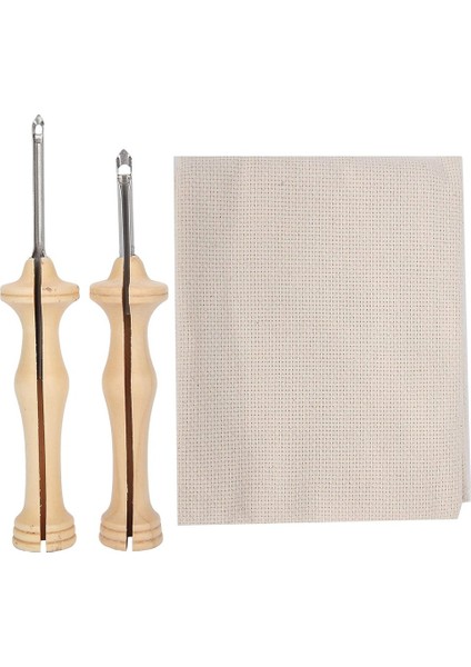 Nakış Yumruk Kalemleri Seti Ahşap Saplı Nakış Iğnelerini Dikmek Çeşitli Kumaşlar Için Yeni Başlayanlar Için Mükemmel (Yurt Dışından)