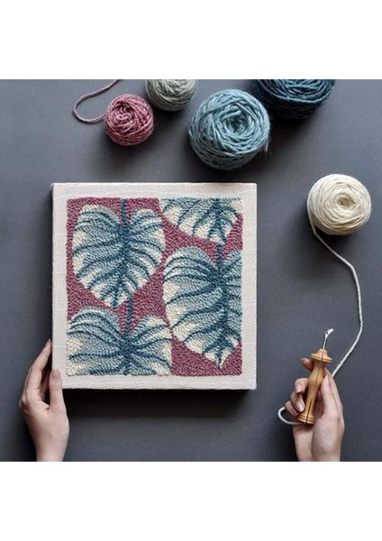 Nakış Yumruk Kalemleri Seti Ahşap Saplı Nakış Iğnelerini Dikmek Çeşitli Kumaşlar Için Yeni Başlayanlar Için Mükemmel (Yurt Dışından) fiyatları