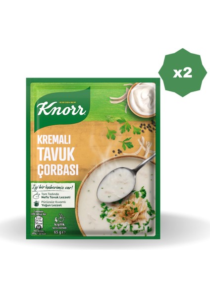 Kremalı Tavuk Çorbası - (2 Adet)